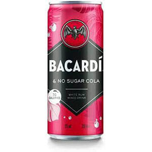 Bacardi no sugar Cola Movida h24 distributori automatici